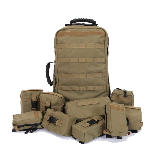 1000D Cordura Tactical Military Medical Bag First Aid Backpack with